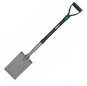 63102 Serrated Digging Spade with Fiberglass D-Grip Handle