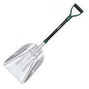 63104 Aluminum Scoop Shovel with Fiberglass D-Grip Handle