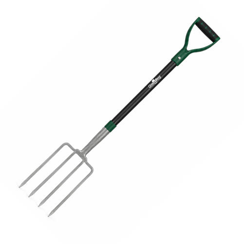 63106 4-Tine Fork with Fiberglass Handle  and D-Grip Handle