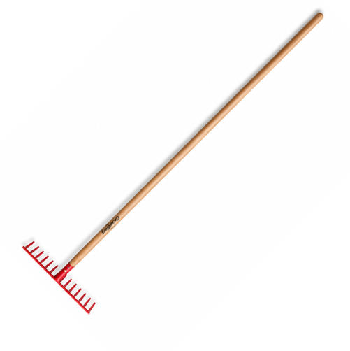 Long Wooden Handle Rake 14T
