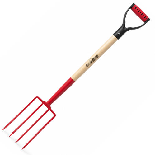 Wooden Handle Fork 4T D grip
