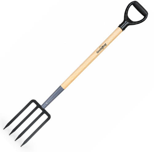4 T Fork Wooden Handle D Grip